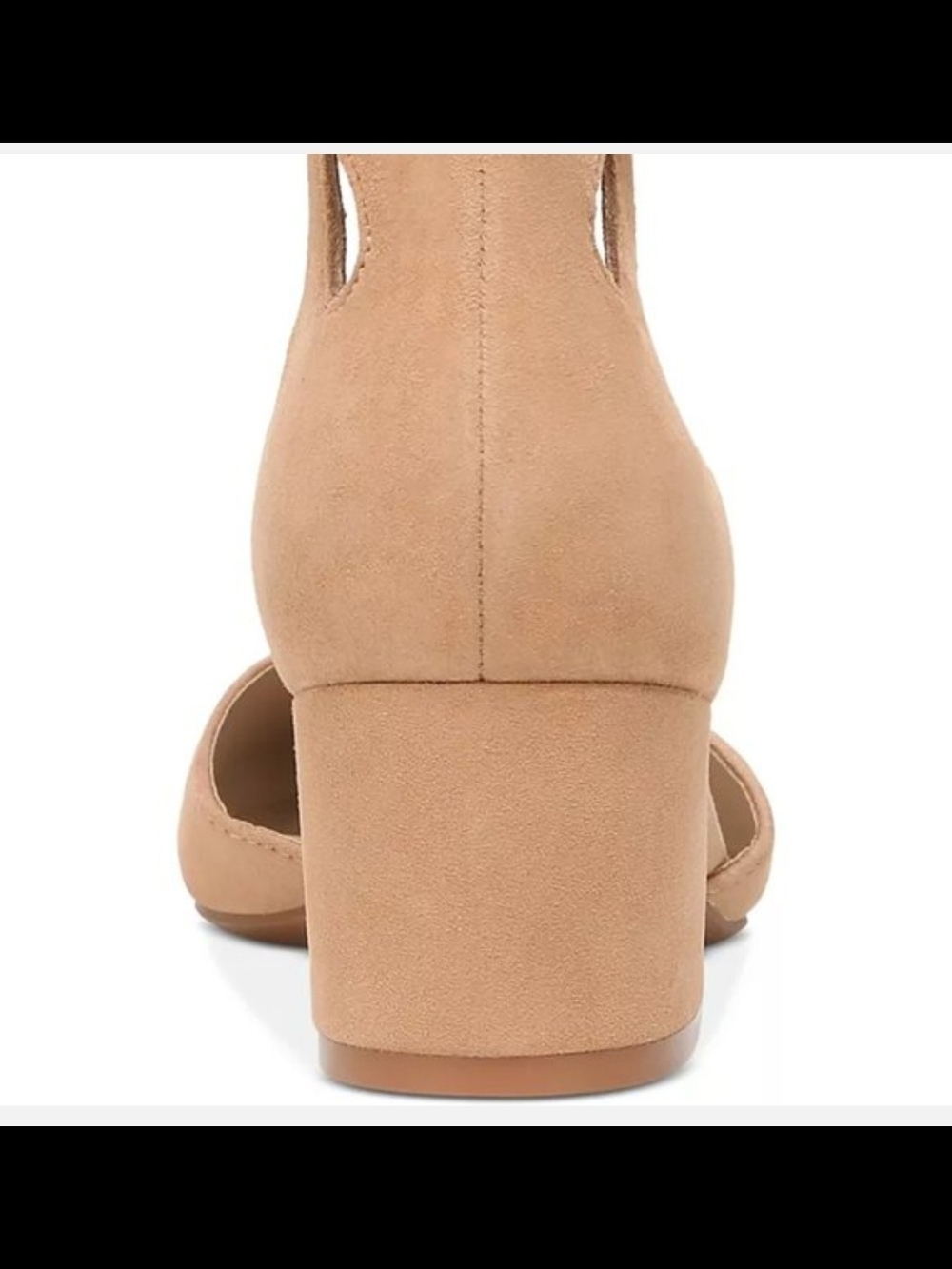 Giani Bernini Women's Ankle Strap Block Heel Pump - Nude - Picture 3 of 6